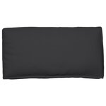 vidaXL Coussin de palette pour siège/dossier noir 120 x 60 x 12 cm en tissu Oxford