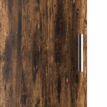 vidaXL Highboard Chêne fumé 35 x 39 x 168 cm Bois d'ingénierie