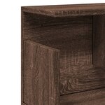 vidaXL Armoire murale 100x20x30 cm chêne marron bois d'ingénierie