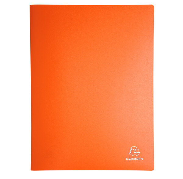 Protège-documents PP 5/10e OPAK pochettes Cristal 100 vues - A4 - Coloris Aléatoire x 10 EXACOMPTA