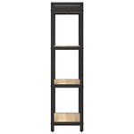 vidaXL Bibliothèque Chêne sonoma 40 x 30 x 118 cm Bois d'ingénierie