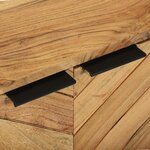 vidaXL Buffet Marron 70 x 35 x 75 cm Bois d'acacia massif