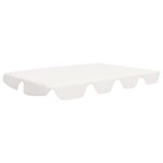 vidaXL Toit de rechange de balançoire blanc 150/130x105/70 cm