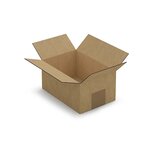 Caisse carton brune simple cannelure raja 18 5x12 5x9 cm (lot de 25)