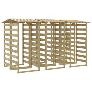 vidaXL Pergolas avec toits 6 Pièces 100x90x200 cm Bois de pin imprégné