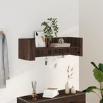 vidaXL Étagère murale chêne marron 100x35x30 5 cm bois d'ingénierie