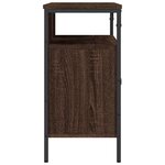 vidaXL Armoire lavabo de salle de bain chêne marron 80x30x60 cm