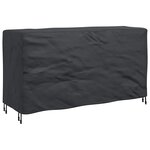 vidaXL Housse pour mobilier d'extérieur Noir 180 x 70 x 90 cm 600D