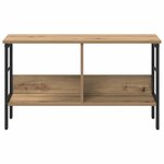 vidaXL Étagère Chêne artisanal 82 x 32 x 47 cm Bois d'ingénierie