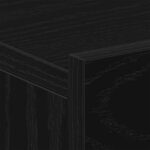 vidaXL Table de chevet flottante en chêne noir 40 x 32 x 15 cm bois d'ingénierie