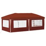 vidaXL Tente de fête pop-up 575 x 289 x 245 cm Terre cuite