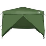 vidaXL Tente à auvent pop-up Vert 300 x 300 cm tissu