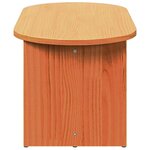 vidaXL Table basse Marron cire 80 x 39 5 x 35 cm Bois de pin massif