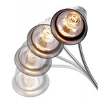 Lampe chauffante sur pied - acier inoxydable - iwl250st - bartscher -  - acier inoxydable 200x250x700mm