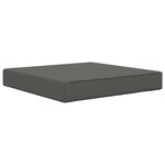 vidaXL Coussin de canapé d'extérieur Anthracite 60 x 60 x 8 cm