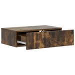 vidaXL Table d'appoint murale 59 x 34 5 x 17 cm Bois d'ingénierie