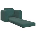 vidaXL Canapé-Lit Vert foncé 98 x 71 x 83 cm Velours