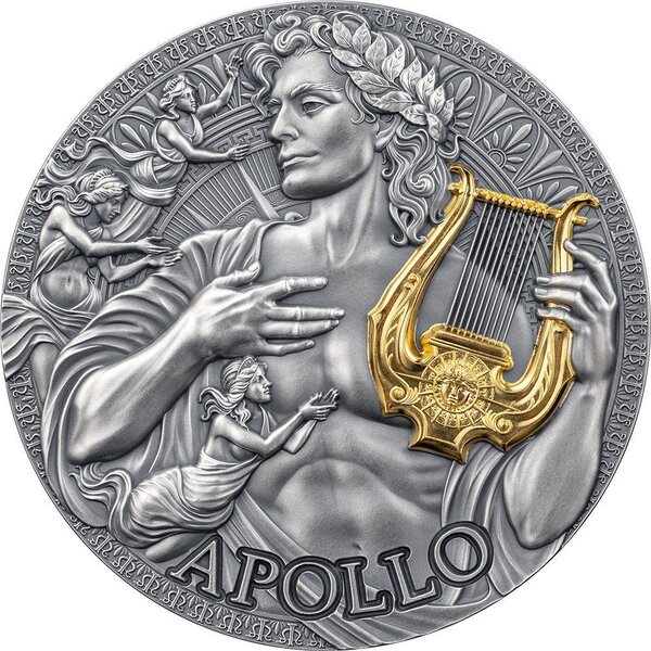 Pièce de monnaie en Argent 2000 Francs g 62.2 (2 oz) Millésime 2025 Great Greek Mythology APOLLO