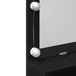 vidaXL Table de Toilette avec tiroir Chêne noir 80 x 41 x 134.5 cm