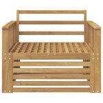 vidaXL Canapé d’extérieur Bois d'Acacia Massif Blanc
