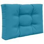 vidaXL Coussin de canapé d'extérieur 2 Pièces Bleu royal Polyester