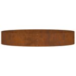 vidaXL Jardinières en acier corten Acier corten Grand Durable