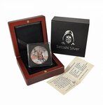 Pièce de monnaie en Argent 1000 Satoshi g 21 Millésime 2026 Satoshi OCTOPUS