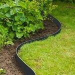 Nature Bordure de jardin 0 075x10 m 3 mm noir