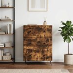vidaXL Armoire à tiroirs 66 x 34 5 x 90 cm Bois d'ingénierie