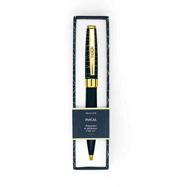 Stylo bille prénom homme Pastel Chic - Pascal - Draeger