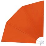 Vidaxl auvent latéral pliable de balcon terre cuite 210 x 210 cm