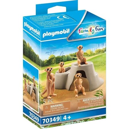 Playmobil - 70349 - suricates et rocher