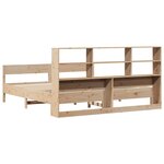 vidaXL Lit bibliothèque sans matelas 180x200 cm bois massif de pin