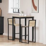 vidaXL Table de salle à manger / Table de repas Bois d'ingénierie