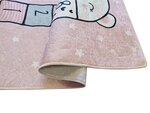 Tapis enfant Marelle 120 x 160 cm - Rose