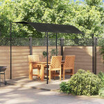 vidaXL Auvent de parasol 3 x 2 4 m Anthracite