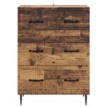 vidaXL Armoire à tiroirs Bois ancien 66 x 34 5 x 89 5 cm