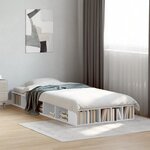 vidaXL Cadre de lit sans matelas blanc 90x200 cm