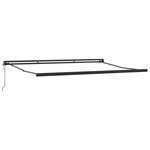 vidaXL Auvent Rétractable Automatique Gris Clair 500x300 cm
