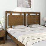 vidaXL Tête de lit Marron miel 155 5x4x100 cm Bois massif de pin