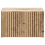 vidaXL Cabinet de chevet mural Chêne artisanal 33 x 34 5 x 20 cm