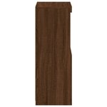 vidaXL Buffet avec lumières LED chêne marron 41x37x100 cm