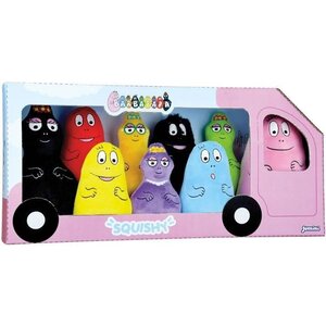 Coffret 9 peluches Barbapapa - Barbapapa Barbamama et leurs 7 enfants - 15 cm