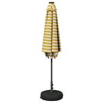 vidaXL Parasol de jardin avec lampes LED 270 x 270 cm Polyester