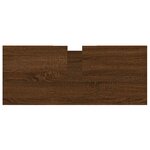 vidaXL Armoire salle de bain chêne marron 80x33x60cm bois d'ingénierie