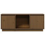 vidaXL Meuble TV Marron miel 110 5x35x44 cm Bois de pin massif