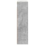 vidaXL Armoire murale de salle de bain Gris Béton 30 x 16 x 62 5 cm