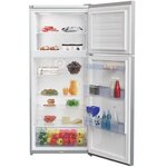 Beko rdse450k30sn- réfrigérateur double porte pose libre 379l (280+99l) - froid brassé - l70x h170 5cm - gris acier