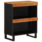 vidaXL Armoire latérale 60x33x75 cm bois massif d'acacia