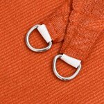 vidaXL Voile d'ombrage 160 g/m² triangulaire orange 5x5x5 m PEHD